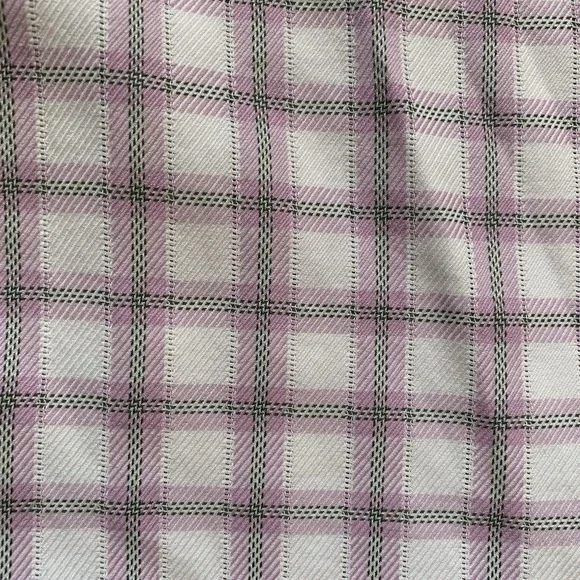 Vintage John W. Nordstrom Button Up Shirt Mens 15.5-34 Plaid Pink Black - Picture 9 of 14